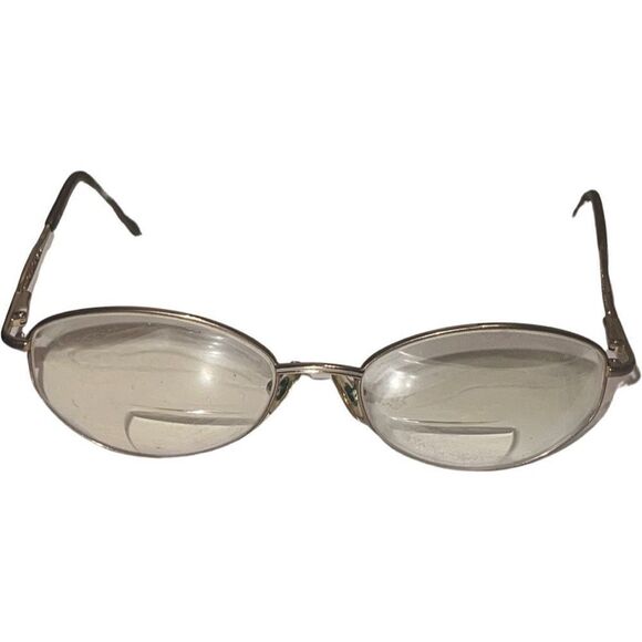 Marchon Tres Jolie 109 Champaign Gold Full Rim Eyeglasses Frame 53-17-130 - Picture 5 of 10